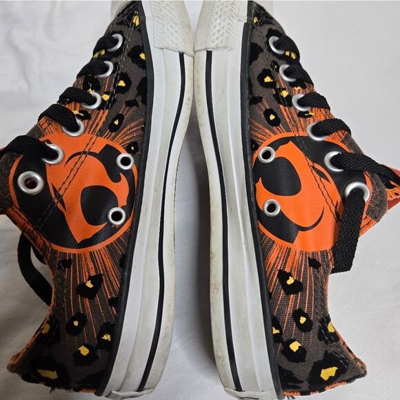CONVERSE x Thundercats Cheetara leopard cat print unisex ox All Star sneaker 5/7 - Picture 5 of 7
